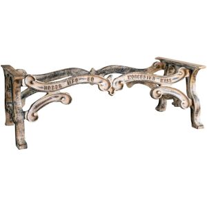 Biscottini - Garden table leg base Solid iron and cast iron structure, ideal for indoors and outdoors. Stone, marble, glass, wood tops