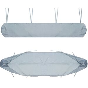 CCYKXA 5m Awning Cover Bag (Grey), Black Patio Awning Dust Cover Storage Bag for Yard and Garden