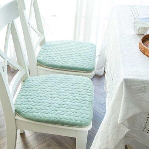 Set of 2/4/6 Washable Kitchen Chair Cushions, 40x43cm Chair Pads with Ties, Non-Slip, Removable Chair Pads, for Home Indoor and Outdoor Patio - Ccykxa