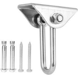 Ccykxa - a (12.3×9.5×3.5cm) Stainless Steel u Type Hanging Swing Hanger Hook Fixed Plate Hammock Hanging Chair Accessory