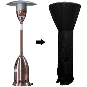 IKODM Cover for Outdoor Patio Heater 226 x 85 x 48 cm / 88.98 x 33.46 x 18.9 inches, Round Patio Heater Cover for Gas Patio Heater, Patio Heater, Outdoor