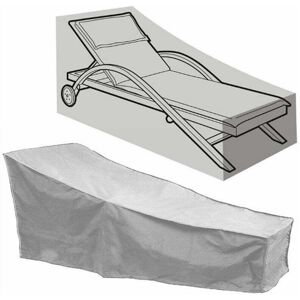 JALLERIA Deck Chair Cover, Waterproof Protective Cover for Garden Deck Chair, 208 x 76 x 41/79 cm