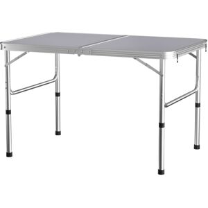 BRIEFNESS Folding Camping Table Portable Aluminium Frame Outdoor Picnic Heavy Duty Case