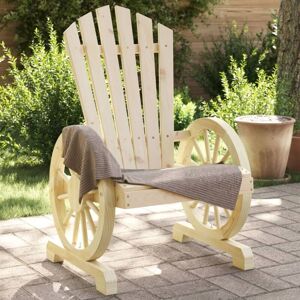 Bonnevie - Garden Adirondack Chairs 4 pcs,Outdoor Chair Solid Wood Fir VSVS856807