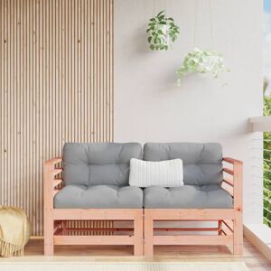Bonnevie - Garden Corner Sofas 2 pcs,Outdoor sofa Solid Wood Douglas VSVS419113