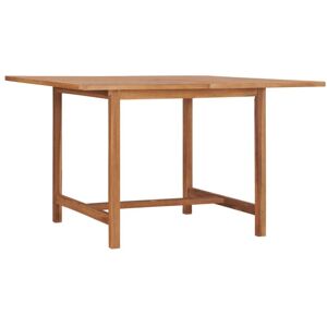 BONNEVIE Garden Dining Table,Outdoor Table 110x110x75 cm Solid Wood Teak VSVS449103