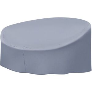 Beliani - Outdoor Furniture Rain Cover pvc Fabric Grey Sylt chuva
