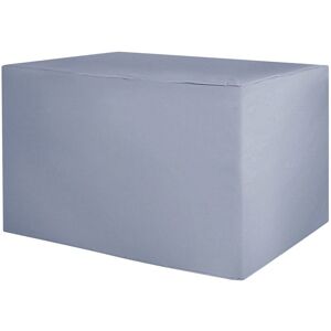 Beliani - Outdoor Furniture Rain Cover Grey pvc Fabric 185 x 105 x 75 cm chuva