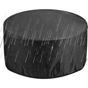 IKODM Garden Furniture Cover 185110cm, Waterproof and Heavy Duty Round Garden Table Cover for Outdoor, Patio Furniture, Anti-UV Shelter and Dustproof