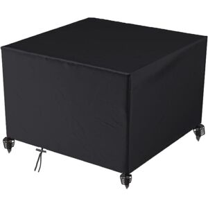 GOTRAYS Garden Furniture Cover, 600D Oxford Fabric Garden Table Cover All Weather Protection for Table and Sofa Sets with Rope and Buckle Lock (126 x 126 x