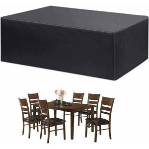 ALWAYSH Garden Furniture Cover, Garden Table Cover, Protective Tarpaulin, Garden Furniture Cover, Heavy Duty Waterproof Outdoor Furniture Protection 210D