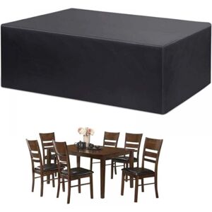 CYSLMUK Garden Furniture Cover, Garden Table Cover, Protective Tarpaulin, Garden Furniture Protective Cover, Heavy Duty Waterproof Outdoor Furniture