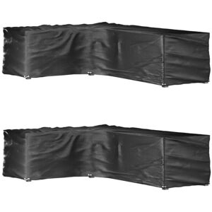 Vidaxl - L-Shaped Garden Furniture Covers 2 pcs 16 Eyelets 210x260x80 cm