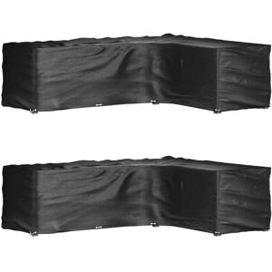 Vidaxl - L-Shaped Garden Furniture Covers 2 pcs 18 Eyelets 285x220x80 cm