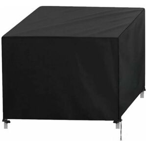 DEWDAT Garden Furniture Cover, Rectangular 420D Protective Cover, Tarpaulin Cover, Waterproof, Weatherproof, for Garden Table Chairs and Furniture Sets,