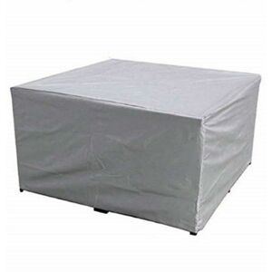 DEWDAT Garden Furniture Covers, Full Size Rectangular Windproof Patio Table Covers, Waterproof, Anti-UV, Upgraded Tear-Resistant Oxford Outdoor, Rattan