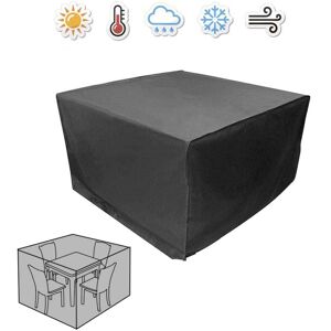 Greenbay - Garden Patio Furniture Square Cover for Rattan Table Square Cube Water Resistant