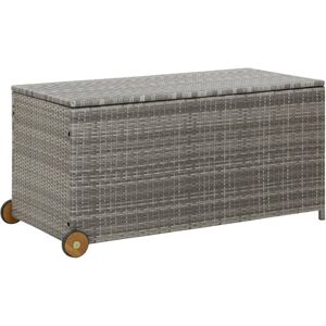 Bonnevie - Garden Storage Box,Storage Cabinet Light Grey 120x65x61 cm Poly Rattan VSVS855229