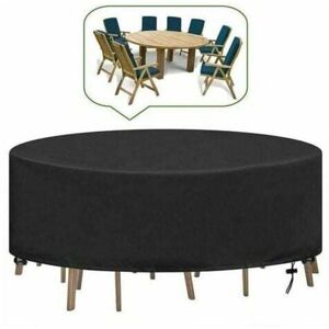 LINGHHANG Garden Table Cover, 230x110cm, Garden Furniture Cover 210D Polyester Waterproof Tarpaulin Garden Furniture Protection Dustproof Furniture Cover for