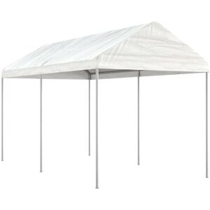 Bonnevie - Gazebo,Garden pavilion with Roof White 4.46x2.28x2.69 m Polyethylene VSVS519351