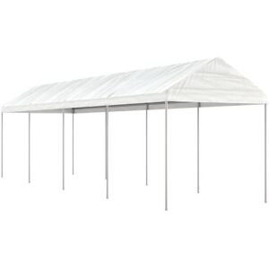 Bonnevie - Gazebo,Garden pavilion with Roof White 8.92x2.28x2.69 m Polyethylene VSVS327781