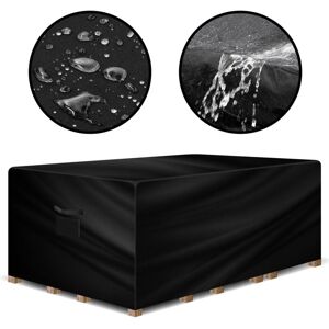 Gracious Gardens - Waterproof Outdoor Patio Furniture Cover uv Resistant Heavy Duty Oxford Fabric - Rectangular - 270 x 180 x 89cm