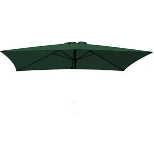 Replacement Fabric Garden Parasol Canopy Cover for 3X2m 6 Arm Parasol - Green - Greenbay