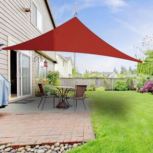 Green Bay - Greenbay Sun Shade Sail Garden Patio Party Sunscreen Awning Canopy 98% uv Block Triangle Terracotta 2x2x2m