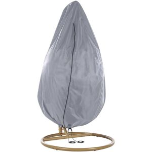 Beliani - Hanging Chair Rain Cover pvc Fabric 200 x 120 cm Grey chuva