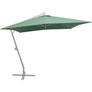 Bonnevie - Hanging Garden Parasol,Outdoor Parasol 300x300 cm Green Aluminium Pole VSVS281351