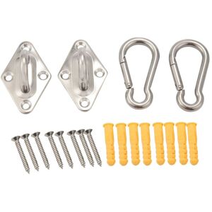Tlily - Heavy Duty Hammock Hanging Kit Eye Plates Ceiling Wall Mount Anchor Hooks Hanger for Swing Chair