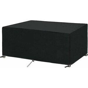 ZVD - Housse Table Jardin Rectangulaire Housse Imperméable 250x150x90cm pour Meubles de Jardin Housse de Protection pour Salon de Jardin Bâche Bâche