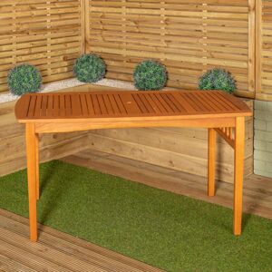 SAMUEL ALEXANDER Kapalua 4 Seater Rectangular Outdoor Wooden Slatted Top Dining Table