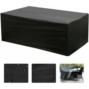 Jalleria - Living Room Cover, Oxford Rectangular Table for Garden Furniture, uv Protection (213 x 132 x 74 cm)