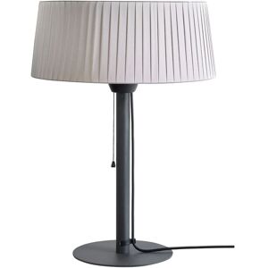 Beliani - Modern Portable Electric Halogen Patio Heater 1500 w Steel Garden Patio Outdoor Accessories Grey Olleria