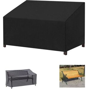 Linghhang - Outdoor Garden Bench Cover, Waterproof 2 Seater Sofa Protective Cover(163x66x89/69cm)