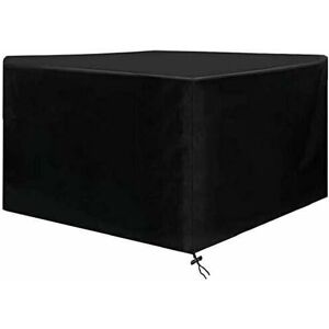 DEWDAT Outdoor Patio Furniture Covers Waterproof Rectangular Patio Table Cover, Oxford Polyester Material Windproof, Anti-UV,Durable Waterproof Dustproof