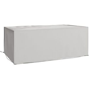 Outsunny - 210x140x80cm uv Rain Protective Cover for Garden Rattan Furniture Grey