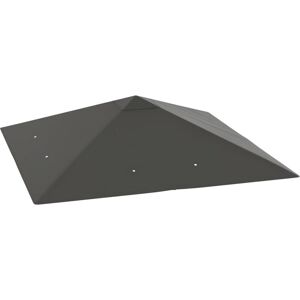 3 x 3(m) Gazebo Canopy Replacement Cover with Drain Holes, Grey - Outsunny