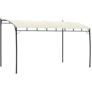 Outsunny - 3 x 4m Metal Pergola, Outdoor Gazebo UV-Resistant, Cream White