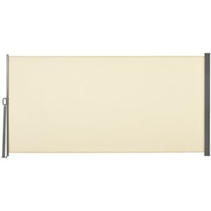 Outsunny - 3x1.6M/3x1.8M/3x2M Retractable Side Awning Screen Fence Patio Privacy Divider 3x1.6M