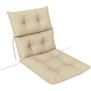 Adirondack Chair Cushion Rocking Chair Cushion w/ Ties, Beige - Outsunny