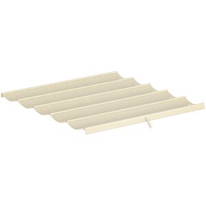 Outsunny 2.55x2.5 m Pergola Cover Replacement for 3x3 m Frame Cream