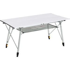 Outsunny - Portable Roll-up Aluminium Folding Picnic Table Outdoor bbq Party