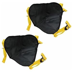 HÉLOISE Photography Tripod Sandbag - Portable Light Tripods Lamp Accessories Stone Storage, for Stabilizing Photographic Equipment, Nylon Bags, 2 Pcs, Black