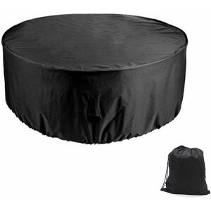 DEWDAT Protective Cover for Round Table and 6 Seater Furniture Cover Chair Patio Garden Terrace 1.1 x 2.3m
