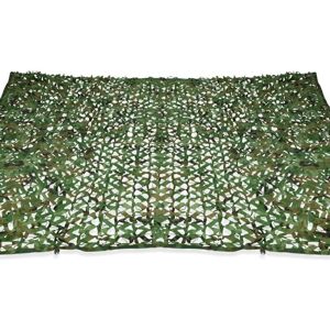 Cyslmuk - Rectangular Shade Sail Camouflage Design Shade 4x5 m Green Plaid