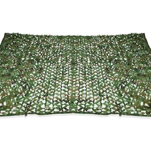 Cyslmuk - Rectangular Shade Sail Camouflage Design Shade 3x4 m Green Plaid