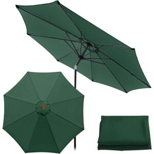 AIPERQ Replacement Cover for Market Table Umbrella, Table and Parasol - 8 Ribs - 3 m - Waterproof - Anti-Ultraviolet - Green