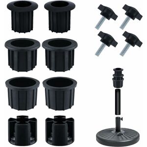 GOTRAYS Replacement for Umbrella Holder, Hole Cover Cap with Stainless Steel Star Knob m8 Parasol Accessories Parasol Base Accessories for Patio Table